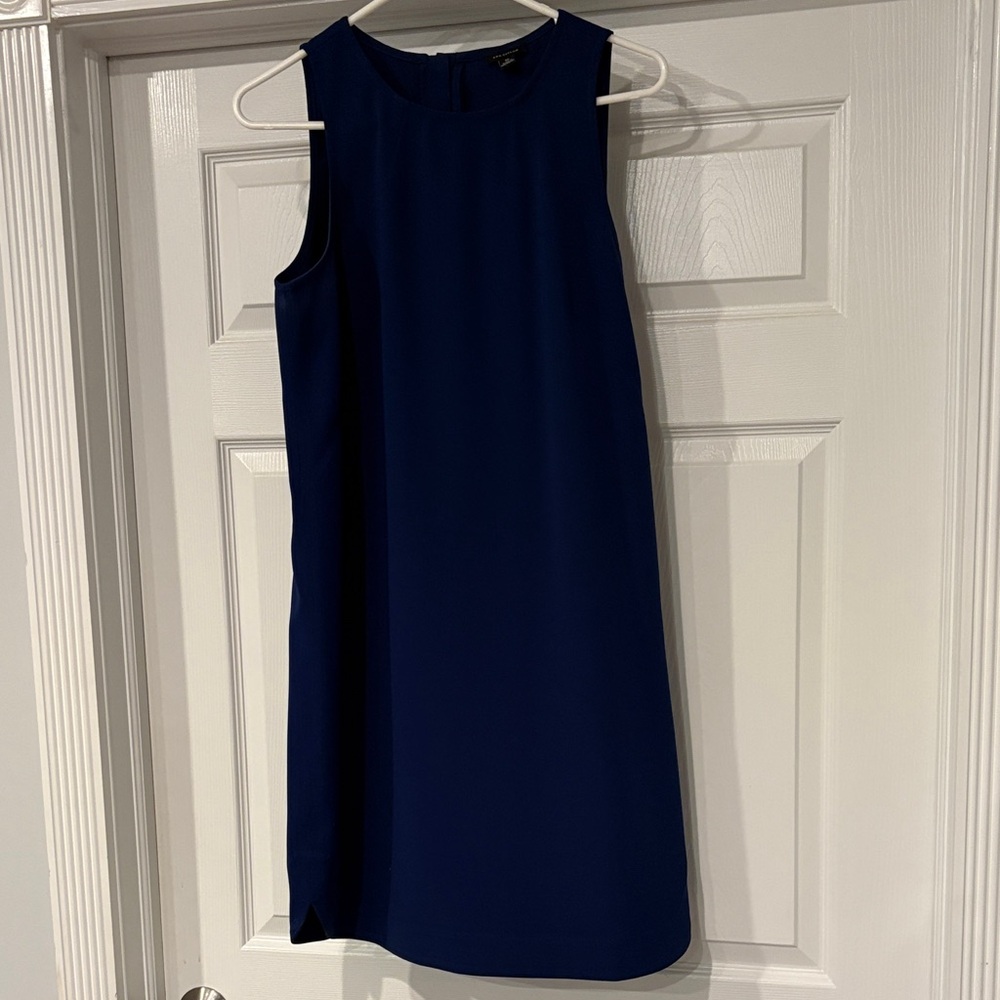 Ann Taylor Classic Navy Mini Dress